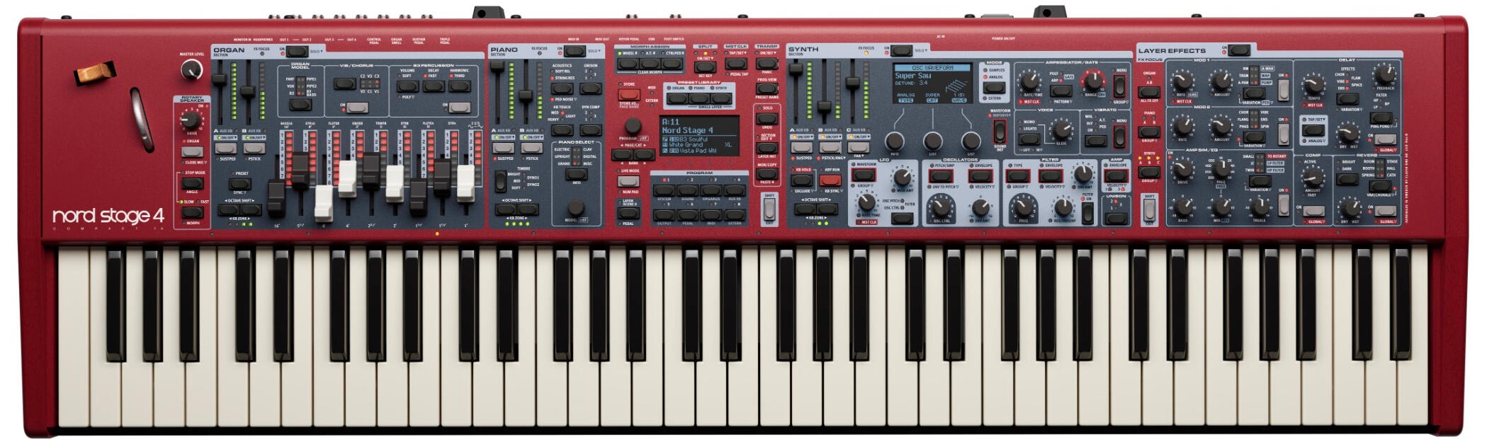 Nord Stage 4 88 HA88 B Stock with 1 Yr. Nord Backed Warranty (B=Blemish/Blem) $4999 Including Tax Click Pic For Listing
