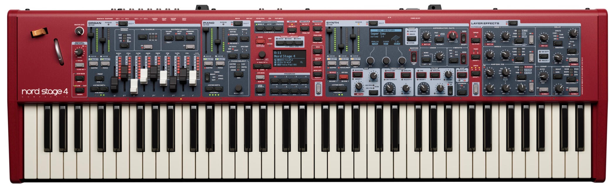 Nord Stage 4 88 B Stock with 1 Yr. Nord Backed Warranty (B=Blemish/Blem) $4999 Including Tax Click Pic For Listing